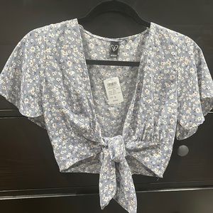 Windsor floral crop top